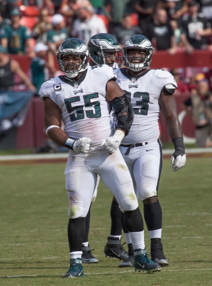 Brandon Graham in an Eagles uniform, 2017.