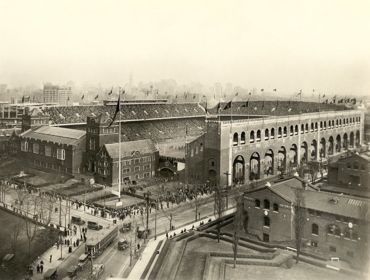 Franklin Field in Philadelphia, photographed in 1922.